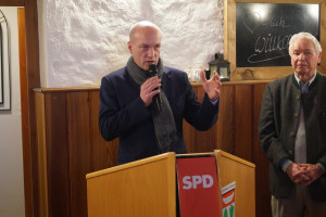 Zum Neujahrsempfang der SPD kam der Regensburger Oberbürgermeister Joachim Wolbergs als Gastredner. Foto: Peter Schmieder