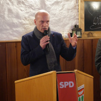 Regensburgs OB Joachim Wolbergs beim Neujahrsempfang der SPD Rhön-Haßberge